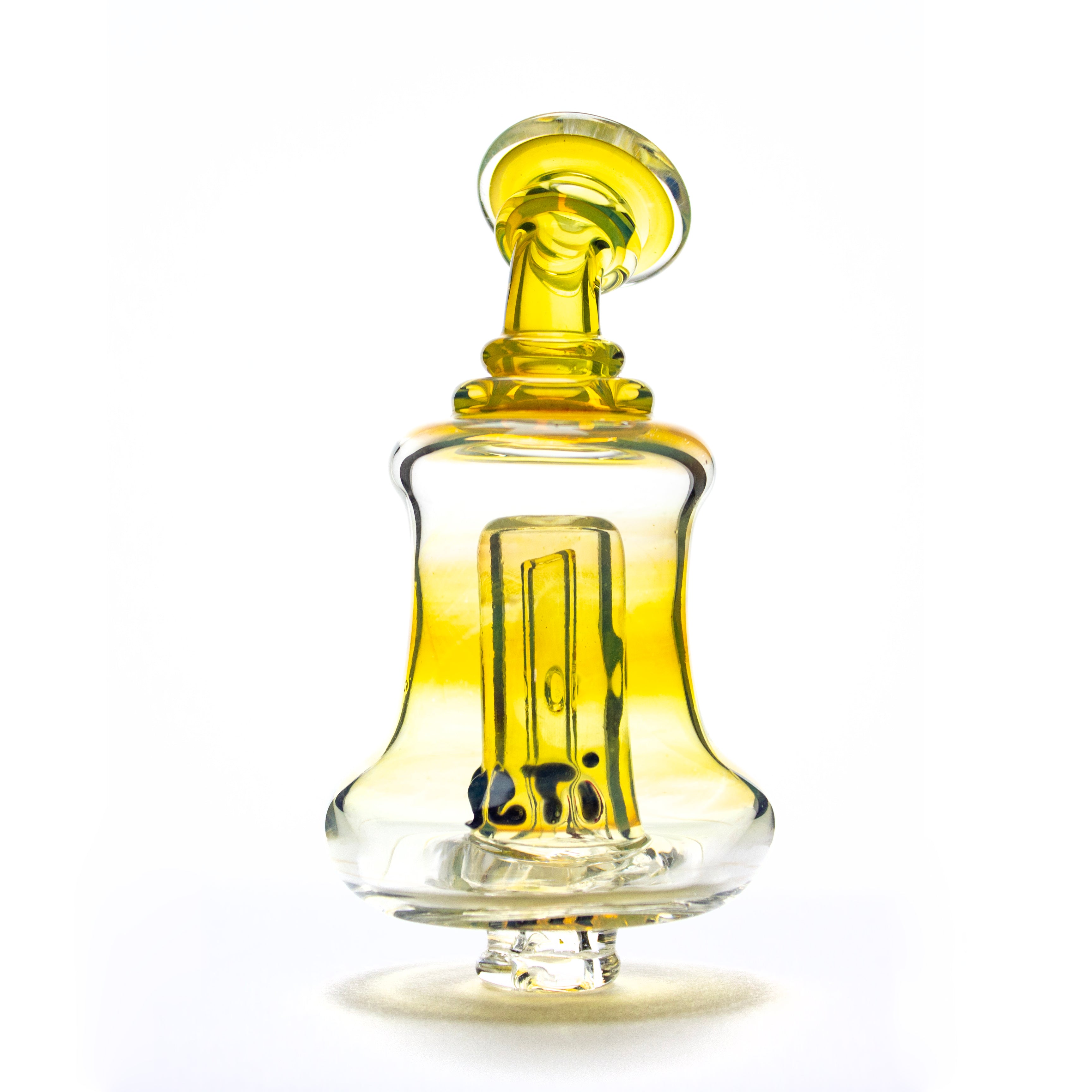 Glass By Yeti Silver Fumed Pivot Shredder Bubbler #YD114 - Planet Caravan